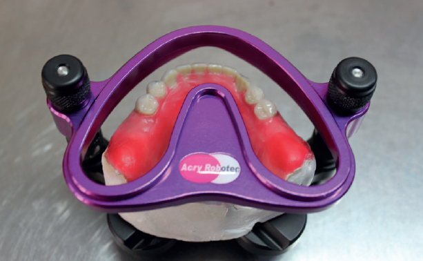 1) Posizionare il modello nella muffola Image